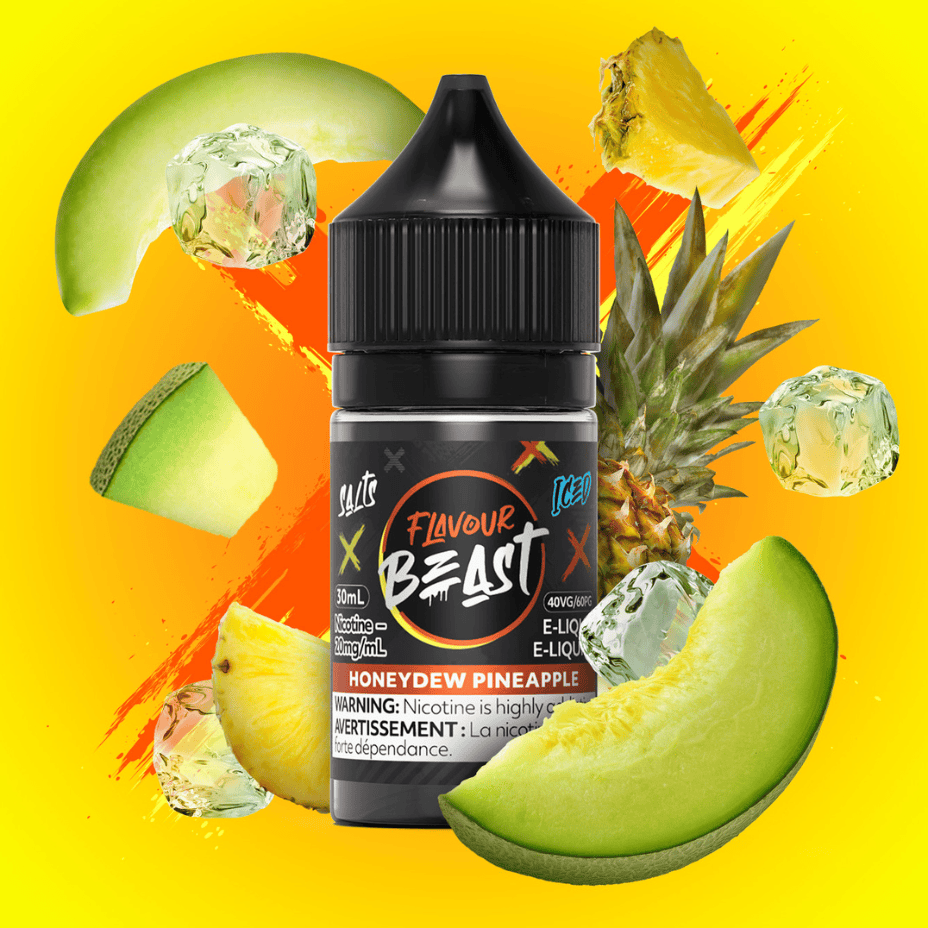 Flavour Beast Salt - Honeydew Pineapple Iced 30ml Morden Vape SuperStore and Cannabis Manitoba Canada