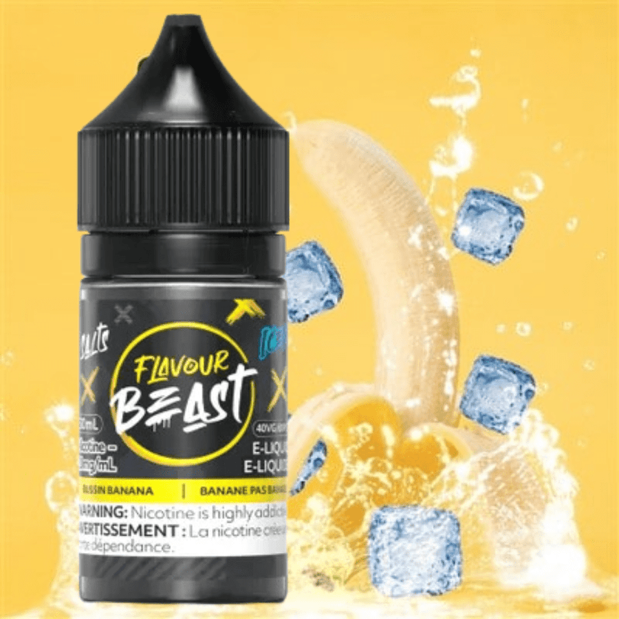 Flavour Beast Salts Salt Nic E-Liquid 30ml / 20mg Bussin Banana Iced Salts by Flavour Beast-Morden Vape SuperStore & Cannabis MB, Canada