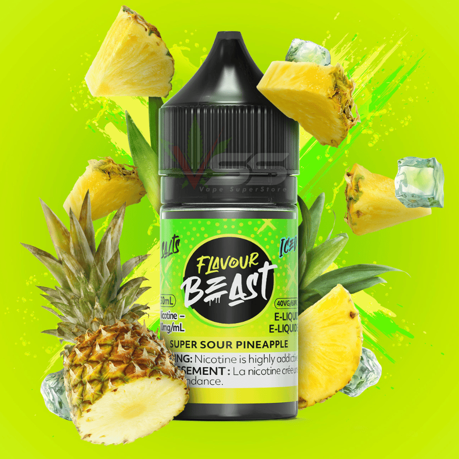 Flavour Beast Salt - Sour Pineapple Iced 30ml Morden Vape SuperStore and Cannabis Manitoba Canada
