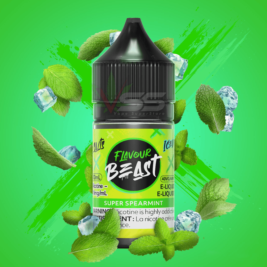 Flavour Beast Salt - Super Spearmint Iced 30ml Morden Vape SuperStore and Cannabis Manitoba Canada