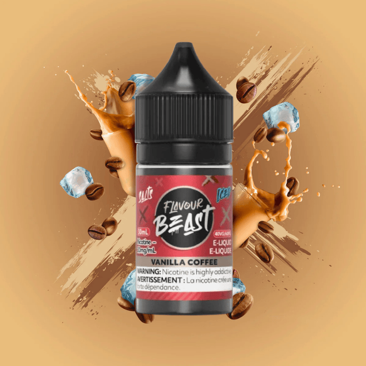 Flavour Beast Salts - Vanilla Coffee Iced 30ml 30mL / 20mg Morden Vape SuperStore and Cannabis Manitoba Canada