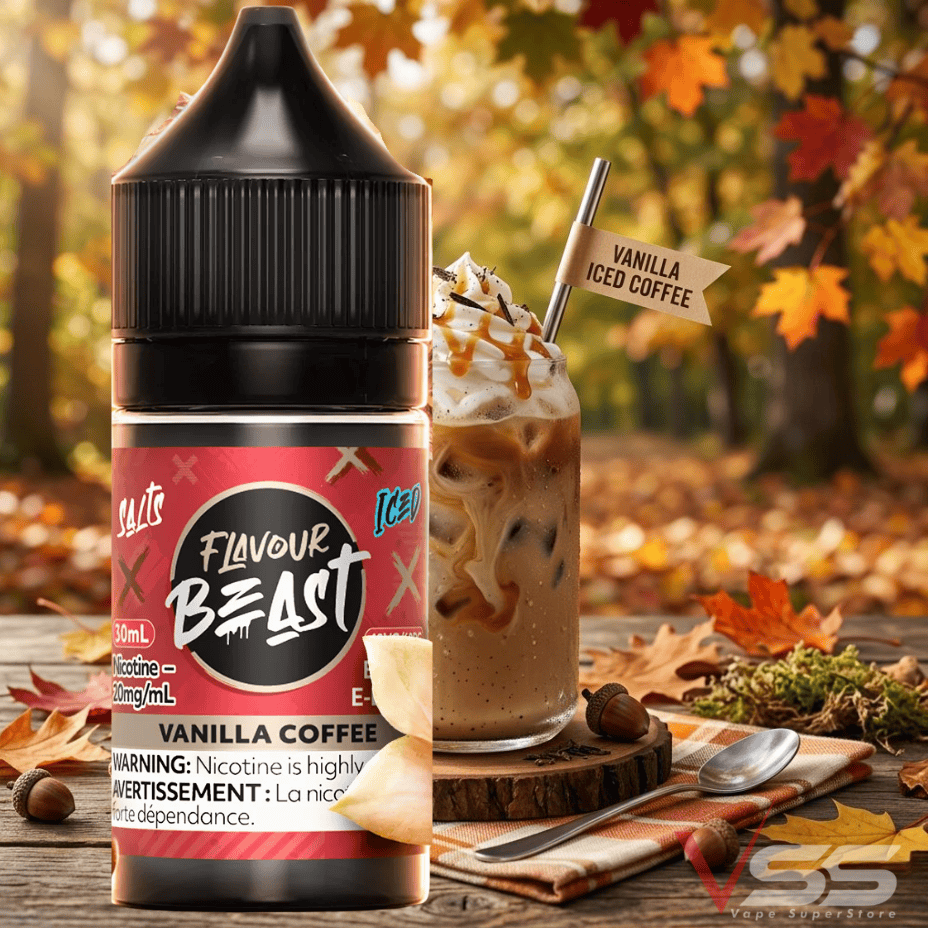 Flavour Beast Salts - Vanilla Coffee Iced 30ml 30mL / 20mg Morden Vape SuperStore and Cannabis Manitoba Canada