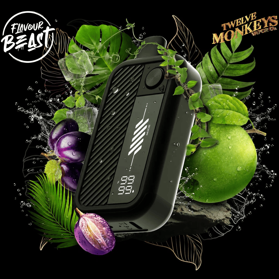 Flavour Beast X 12 Monkeys Beast Mode Max 3 60K Disposable-Matata Iced 60000 Puffs / 20mg Morden Vape SuperStore and Cannabis Manitoba Canada