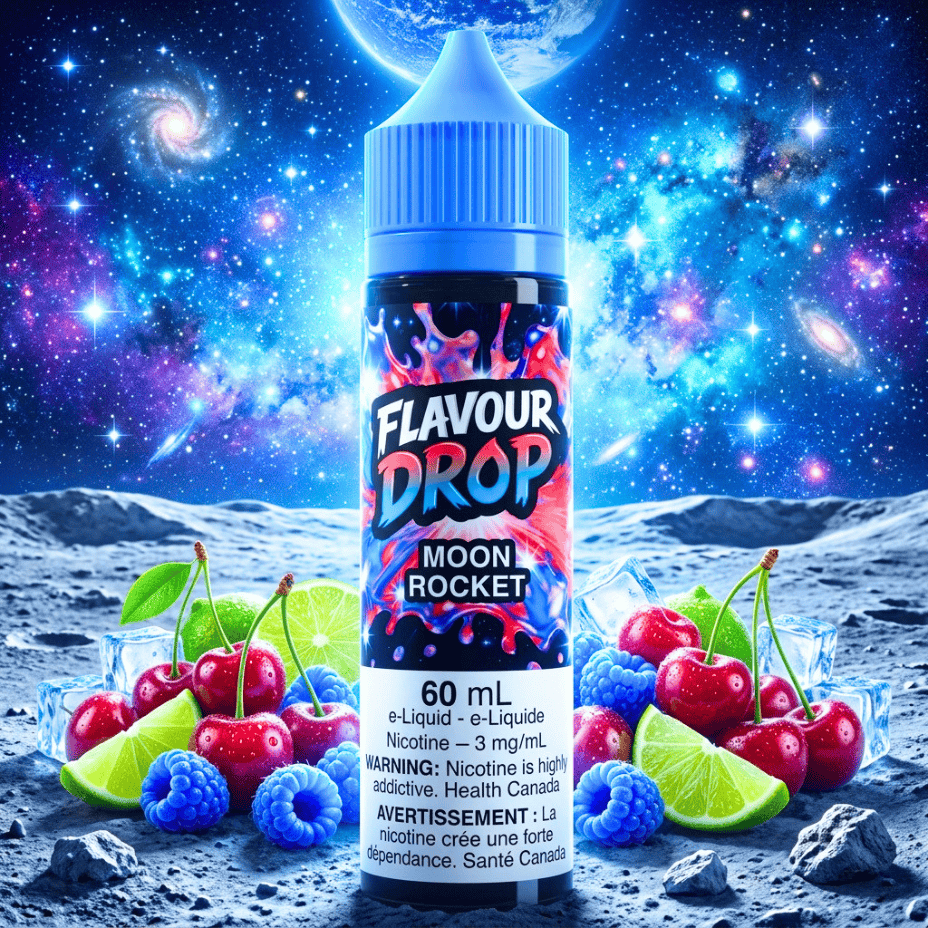 Flavour Drop E-Liquid - Moon Rocket 60ml / 3mg Morden Vape SuperStore and Cannabis Manitoba Canada
