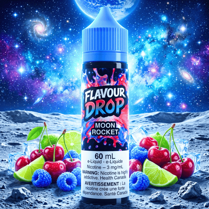 Flavour Drop E-Liquid - Moon Rocket 60ml / 3mg Morden Vape SuperStore and Cannabis Manitoba Canada