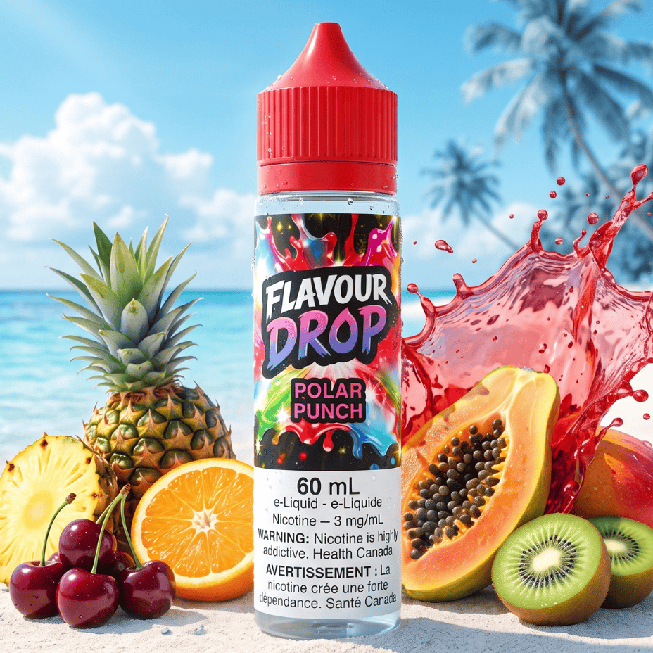 Flavour Drop E-Liquid - Polar Punch 60ml / 3mg Morden Vape SuperStore and Cannabis Manitoba Canada