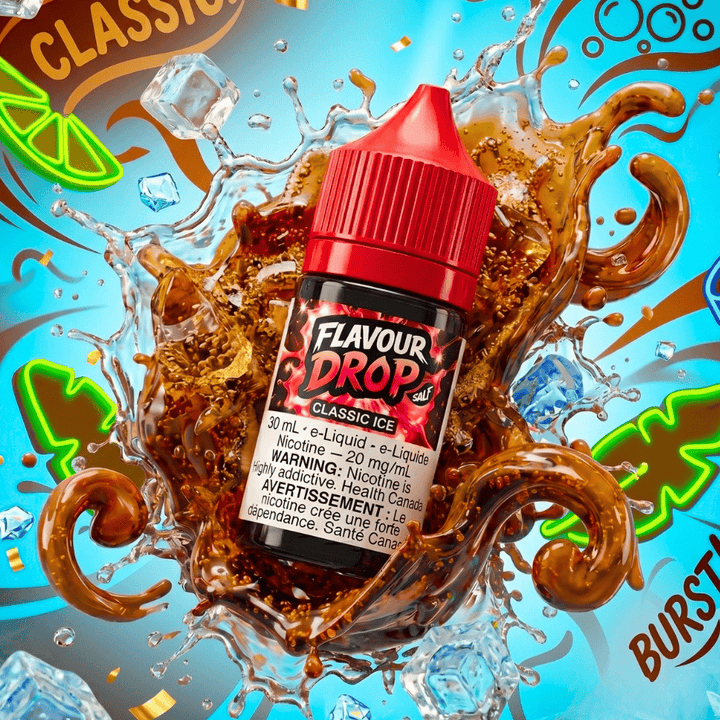 Flavour Drop Salts - Classic Ice 30mL / 20mg Morden Vape SuperStore and Cannabis Manitoba Canada