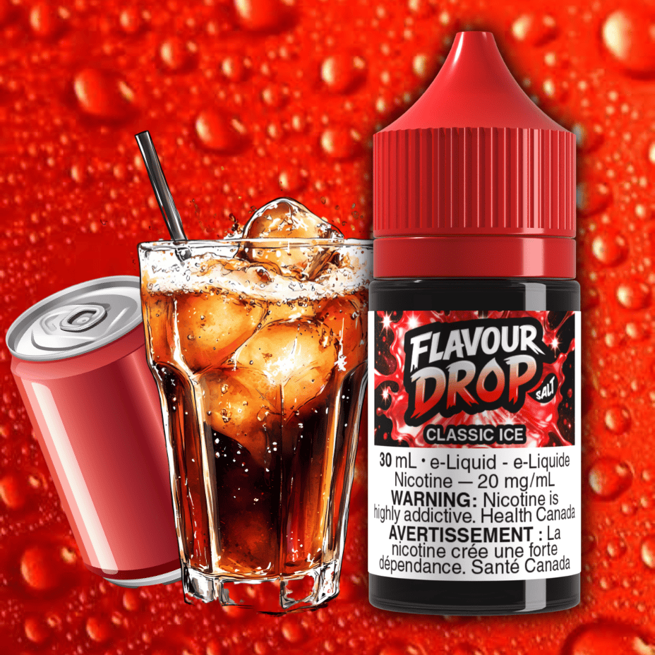Flavour Drop Salts - Classic Ice 30mL / 20mg Morden Vape SuperStore and Cannabis Manitoba Canada