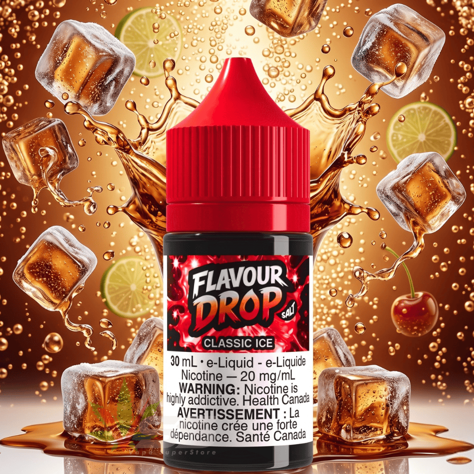Flavour Drop Salts - Classic Ice 30mL / 20mg Morden Vape SuperStore and Cannabis Manitoba Canada