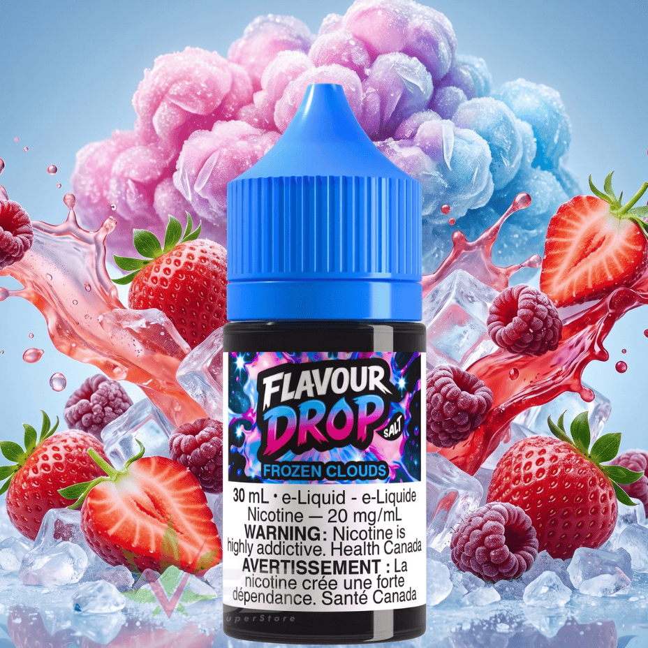 Flavour Drop Salts - Frozen Clouds 30mL / 20mg Morden Vape SuperStore and Cannabis Manitoba Canada