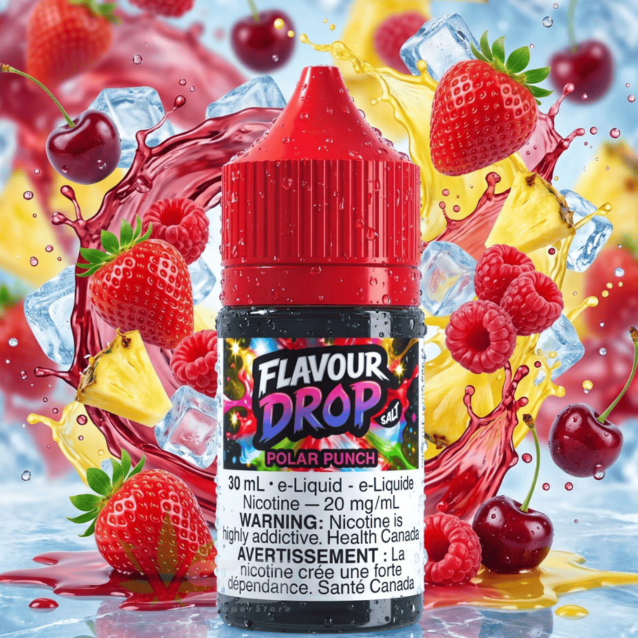 Flavour Drop Salts - Polar Punch 30mL / 20mg Morden Vape SuperStore and Cannabis Manitoba Canada