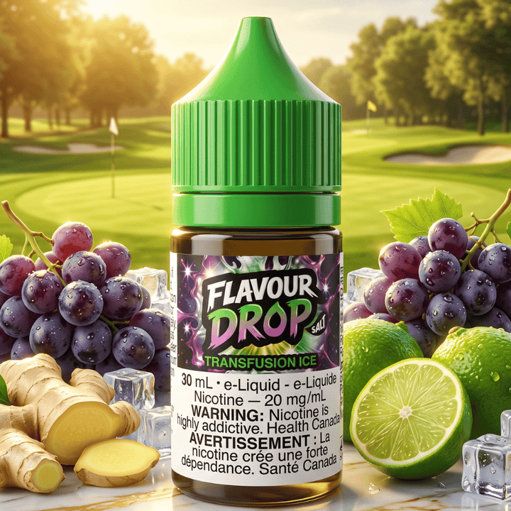 Flavour Drop Salts - Transfusion Ice 30mL / 20mg Morden Vape SuperStore and Cannabis Manitoba Canada