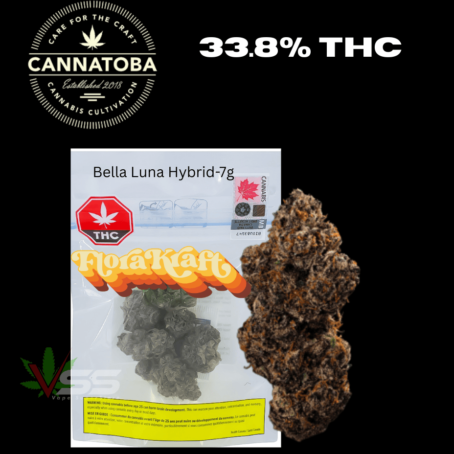 FloraKraft Bella Luna Hybrid Flower-7g Morden Vape SuperStore and Cannabis Manitoba Canada