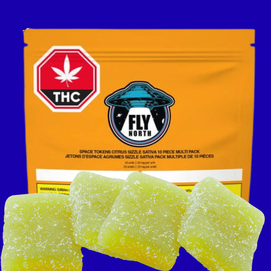Fly North Citrus Sizzle Multipack Distillate Gummies-10x10mg Morden Vape SuperStore and Cannabis Manitoba Canada