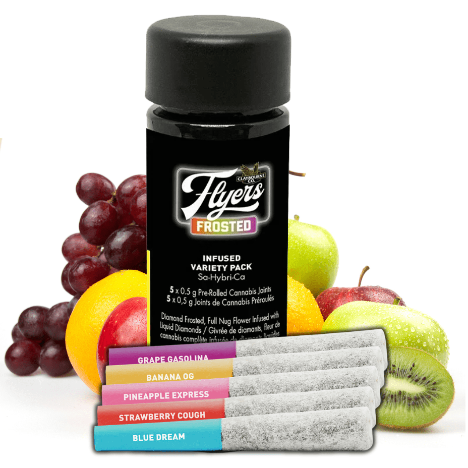 Flyers Frosted Infused Variety Pack - 5x0.5g 5x0.5g Morden Vape SuperStore and Cannabis Manitoba Canada