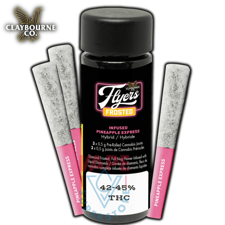 Flyers Frosted Pineapple Express Infused Pre-rolls Morden Vape SuperStore and Cannabis Manitoba Canada