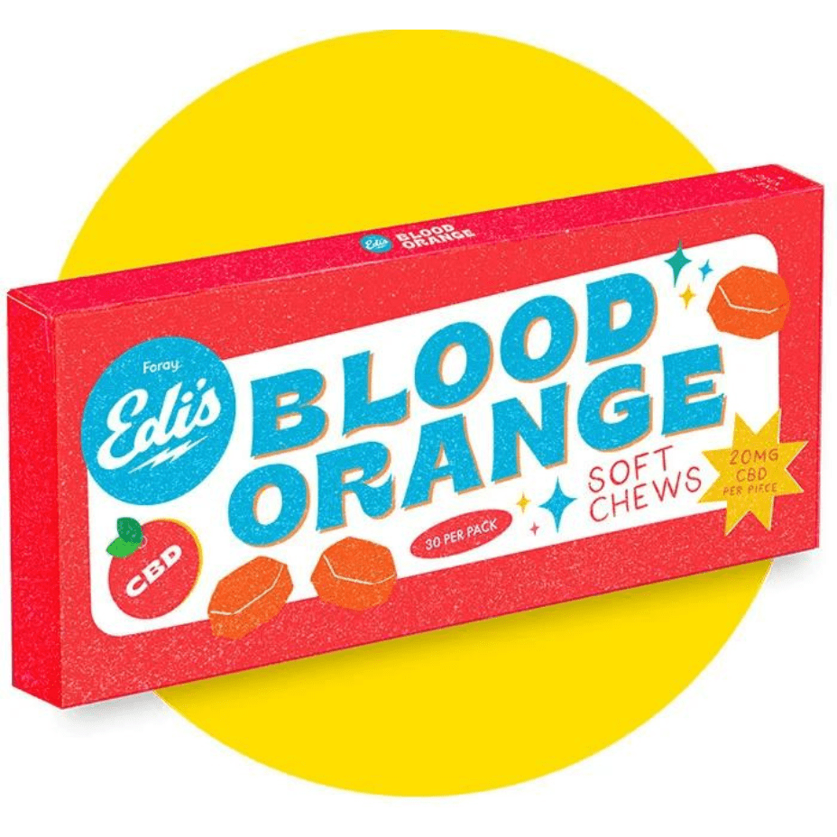 Foray Edi's Blood Orange CBD Soft Chews-30pk Morden Vape Superstore & Cannabis