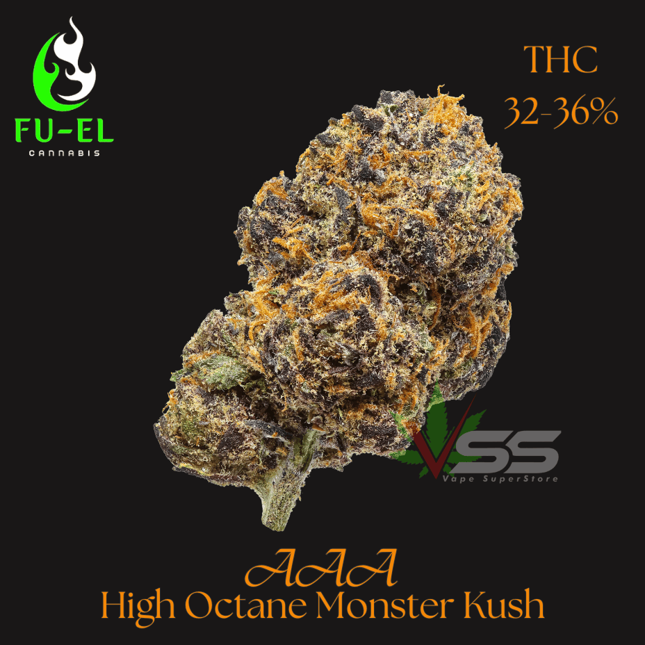 FU-EL Cannabis AAA High Octane Monster Kush Flower - 28g Morden Vape SuperStore and Cannabis Manitoba Canada
