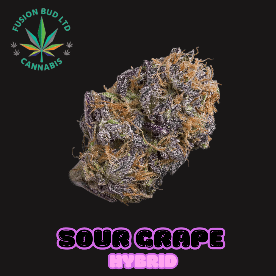 Fusion Buds Sour Grape Hybrid Flower - 28g Morden Vape SuperStore and Cannabis Manitoba Canada