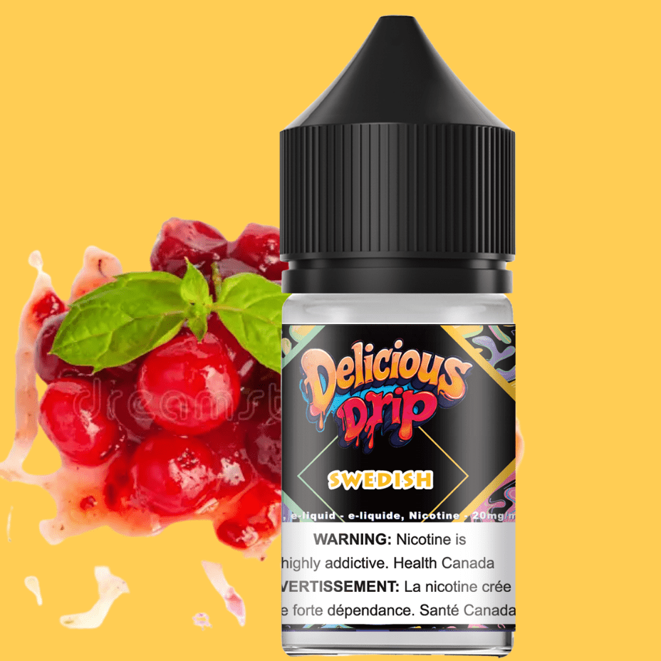 Gcore Delicious Drip Salt-Swedish 30ml / 20mg Morden Vape SuperStore and Cannabis Manitoba Canada