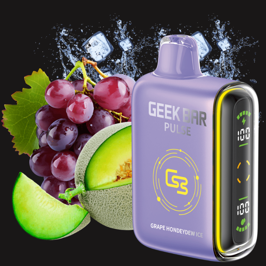 Geek Bar Disposables 20mg / 9000 Puffs Geek Bar Pulse 9000 Disposable Vape-Grape Honeydew Ice-Morden Vape MB