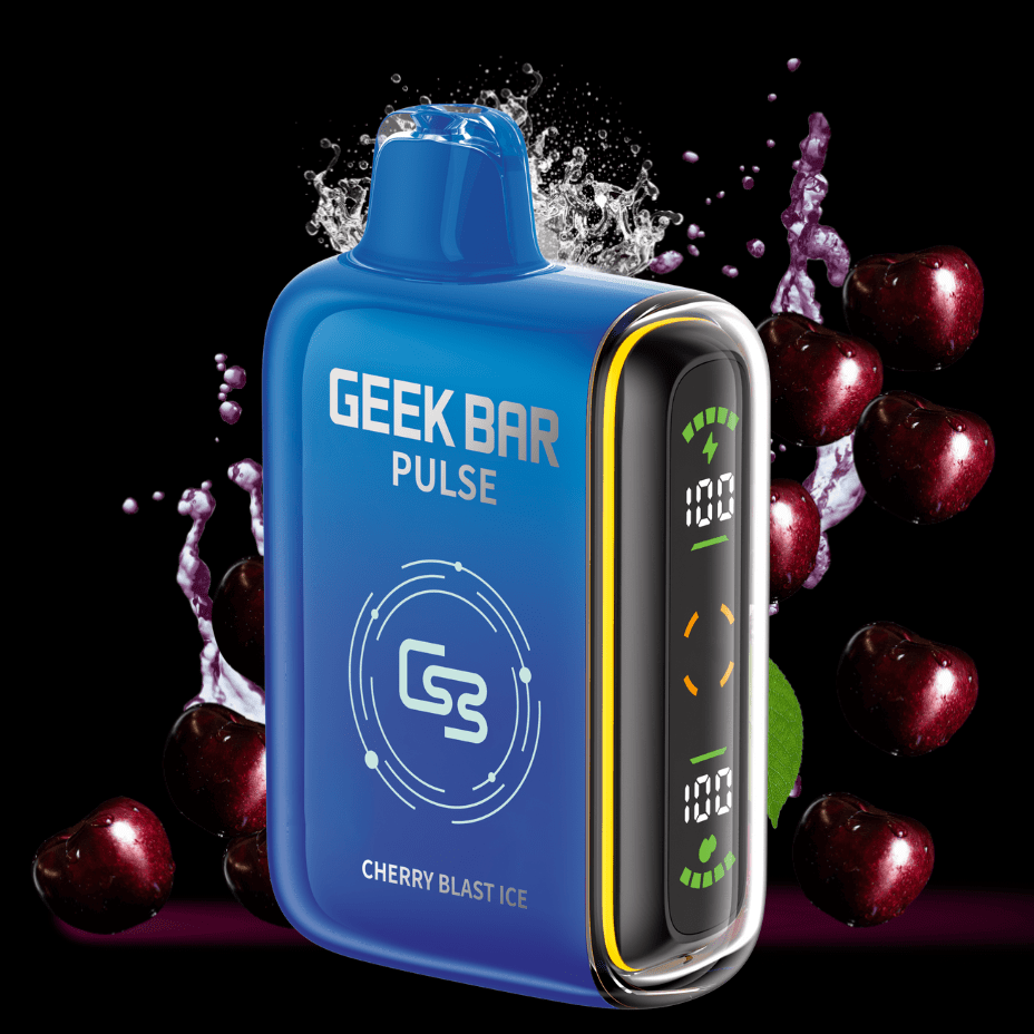 Geek Bar Disposables 9000 Puffs / 20mg Geek Bar Pulse 9000 Disposable Vape - Cherry Blast Ice in Canada