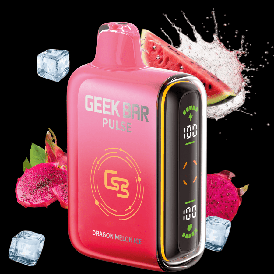 Geek Bar Disposables 9000 Puffs / 20mg Geek Bar Pulse 9000 Disposable Vape - Dragon Melon Ice in Canada