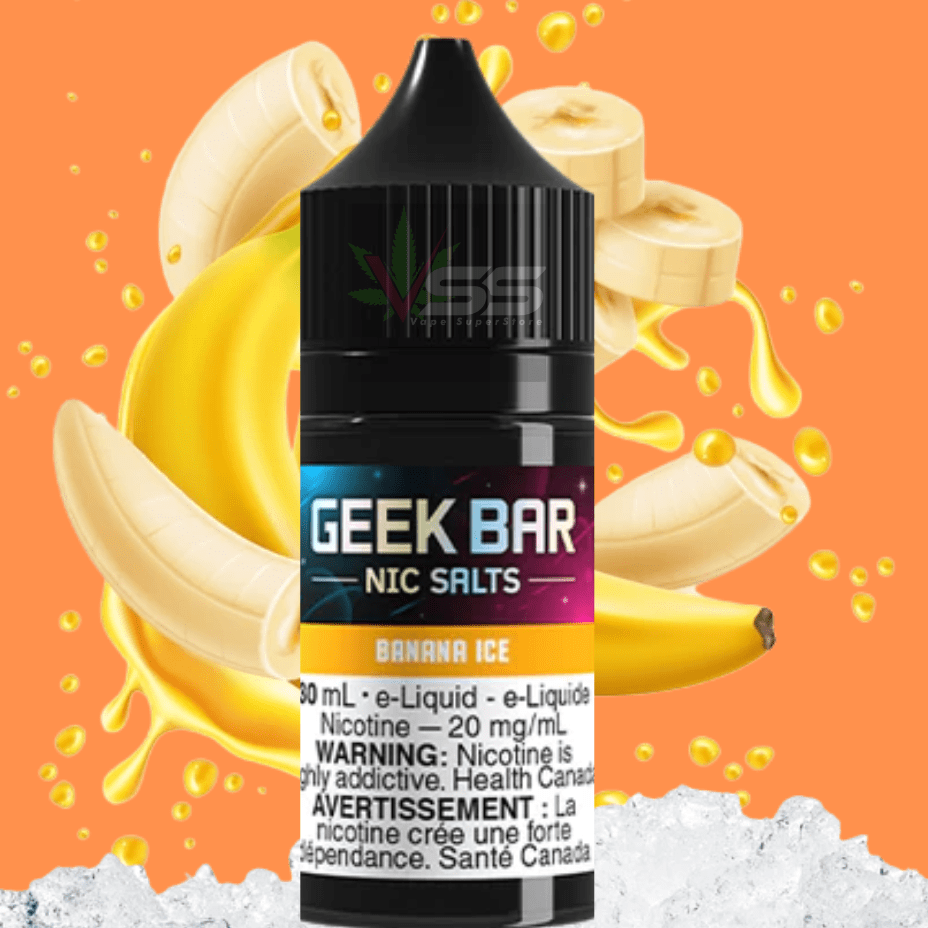 Geek Bar Nic Salt-Banana Ice Morden Vape SuperStore and Cannabis Manitoba Canada