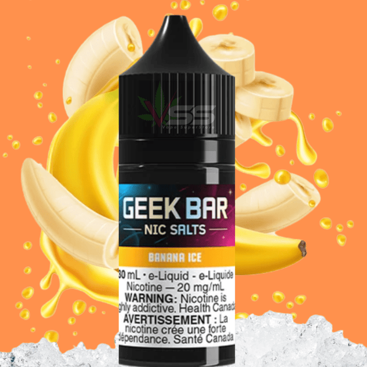 Geek Bar Nic Salt-Banana Ice Morden Vape SuperStore and Cannabis Manitoba Canada