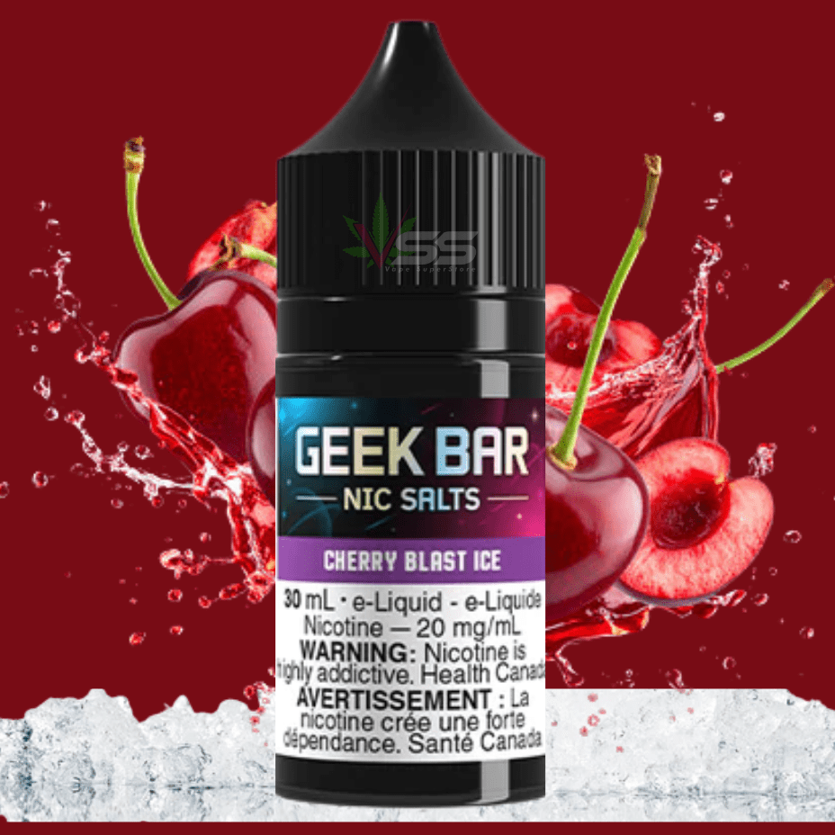 Geek Bar Nic Salt-Cherry Blast Ice Morden Vape SuperStore and Cannabis Manitoba Canada