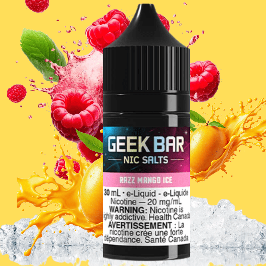 Geek Bar Nic Salt-Razz Mango Ice Morden Vape SuperStore and Cannabis Manitoba Canada