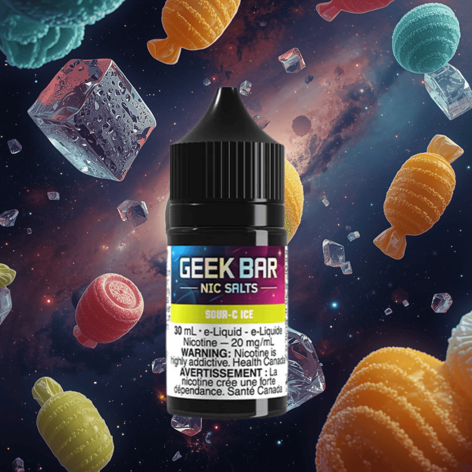 Geek Bar Nic Salt - Sour-C Ice 30mL / 20mg Morden Vape SuperStore and Cannabis Manitoba Canada