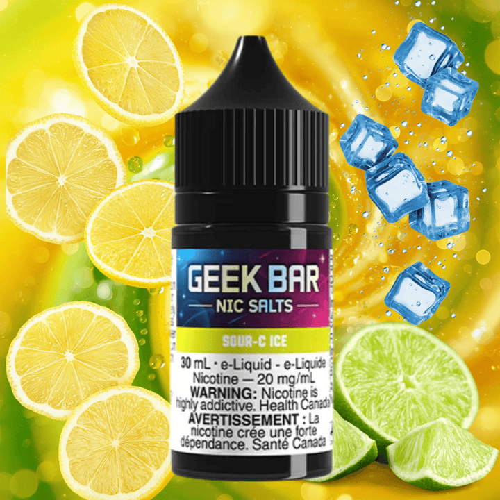 Geek Bar Nic Salt - Sour-C Ice 30mL / 20mg Morden Vape SuperStore and Cannabis Manitoba Canada