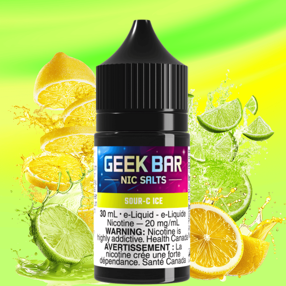 Geek Bar Nic Salt - Sour-C Ice 30mL / 20mg Morden Vape SuperStore and Cannabis Manitoba Canada