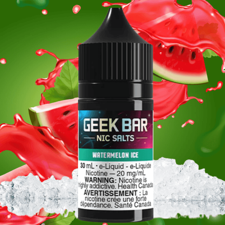 Geek Bar Nic Salt-Watermelon Ice 30mL / 20mg Morden Vape SuperStore and Cannabis Manitoba Canada