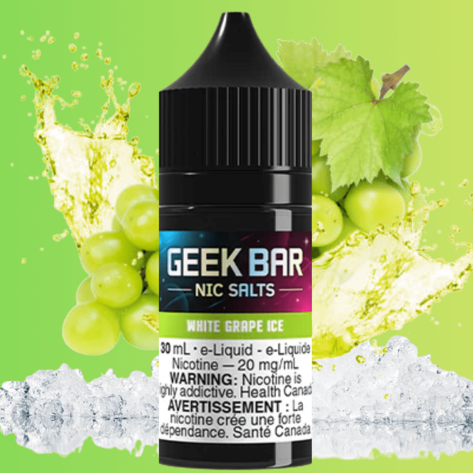 Geek Bar Nic Salt-White Grape Ice Morden Vape SuperStore and Cannabis Manitoba Canada