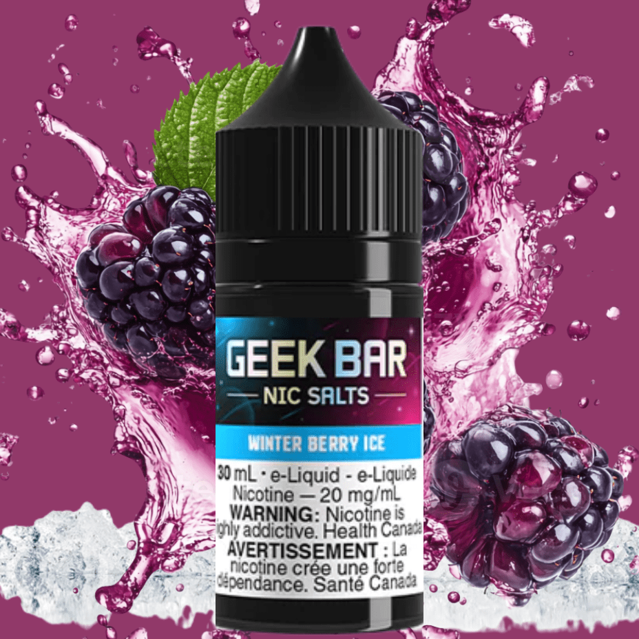 Geek Bar Nic Salt-Winter Berry Ice 30mL / 20mg Morden Vape SuperStore and Cannabis Manitoba Canada