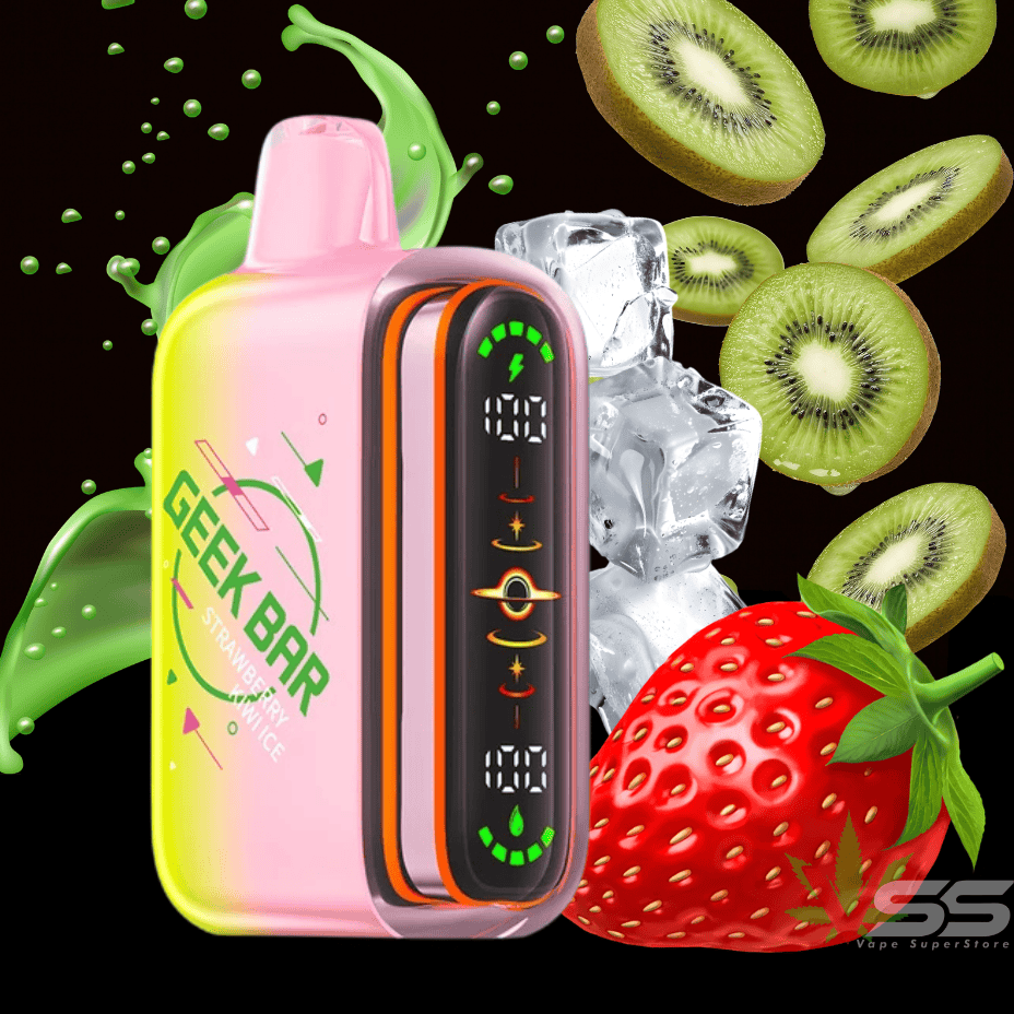 Geek Bar Pulse 2 80K Disposable Vape - Strawberry Kiwi Ice 80000 Puffs / 20mg Morden Vape SuperStore and Cannabis Manitoba Canada