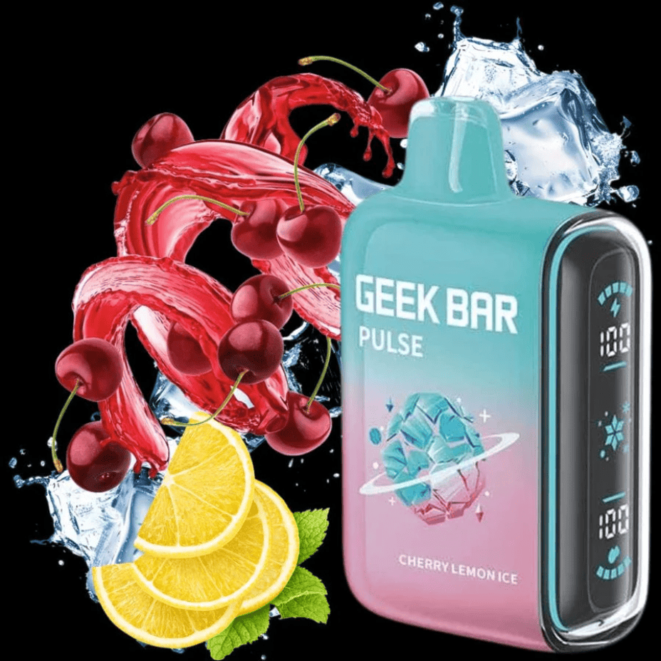 Geek Bar Pulse 9000 Disposable Vape - Cherry Lemon Ice 9000 Puffs / 20mg Morden Vape SuperStore and Cannabis Manitoba Canada