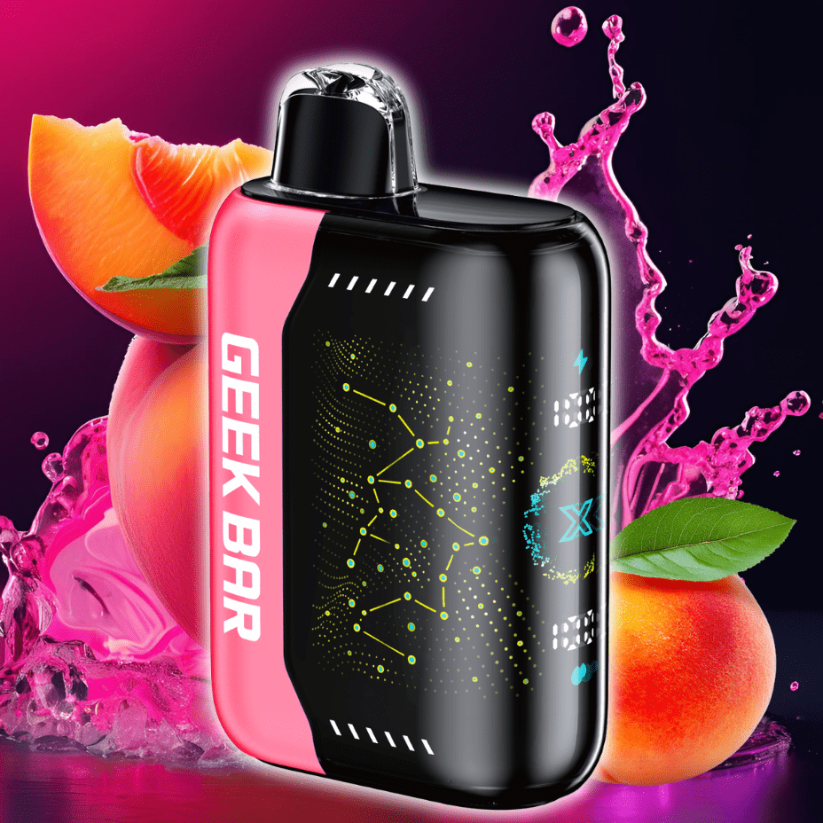 Geek Bar Pulse X 25K Disposable Vape - Juicy Peach 25000 Puffs / 20mg Morden Vape SuperStore and Cannabis Manitoba Canada