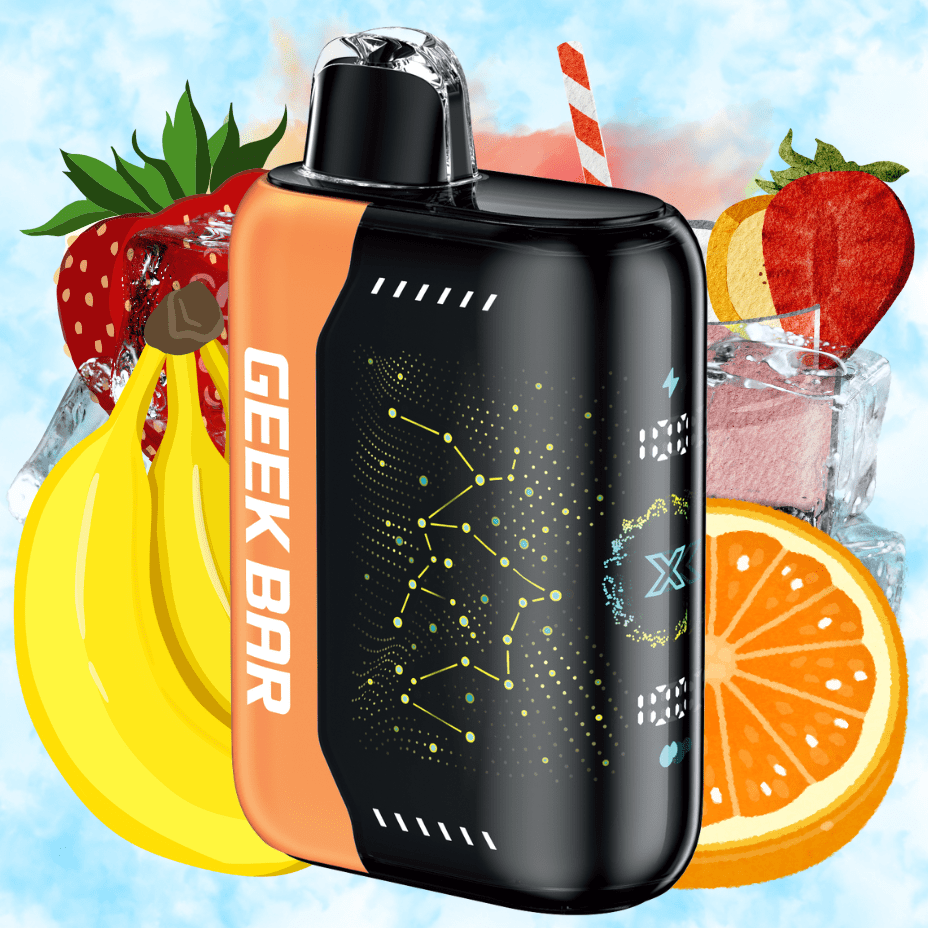 Geek Bar Pulse X 25K Disposable Vape - Strawnana Orange Ice 25000 / 20mg Morden Vape SuperStore and Cannabis Manitoba Canada