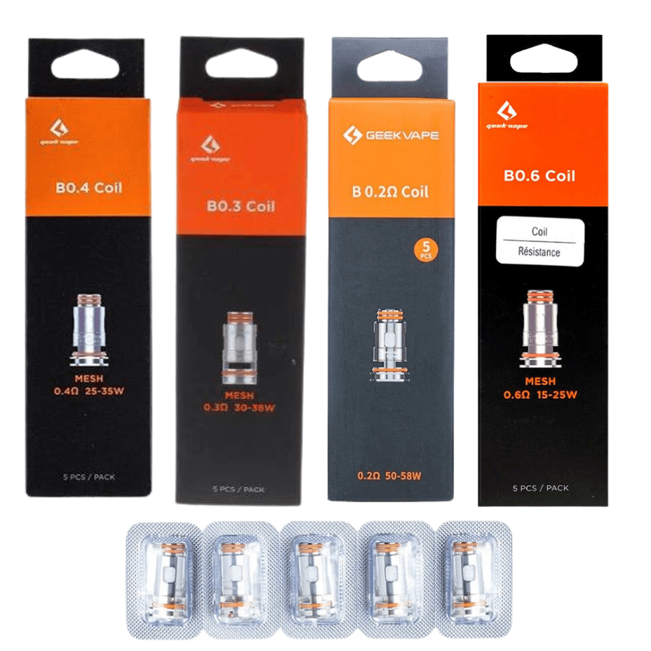 Geekvape Aegis Boost B Series Replacement Coils-5/pkg 0.4ohm Morden Vape SuperStore and Cannabis Manitoba Canada