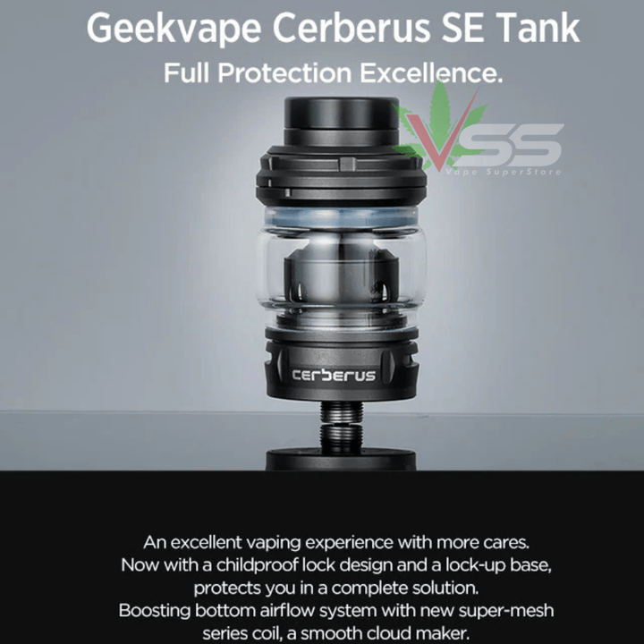 Geekvape Cerberus SE Sub-ohm Tank - 5.5mL Morden Vape SuperStore and Cannabis Manitoba Canada