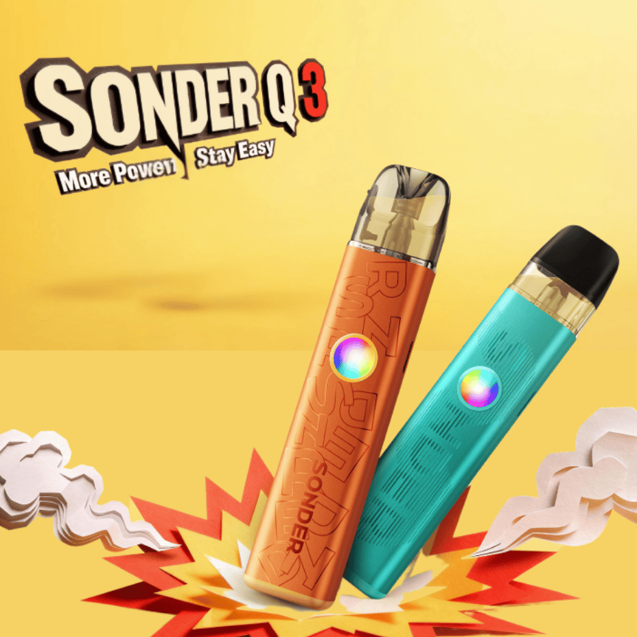 Geekvape Sonder Q3 Pod Kit-1750mAh Vibe Orange Morden Vape SuperStore and Cannabis Manitoba Canada