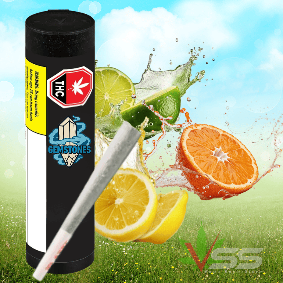 Gemstones Lemon Haze Sativa Pre-Roll-1x1g Morden Vape SuperStore and Cannabis Manitoba Canada
