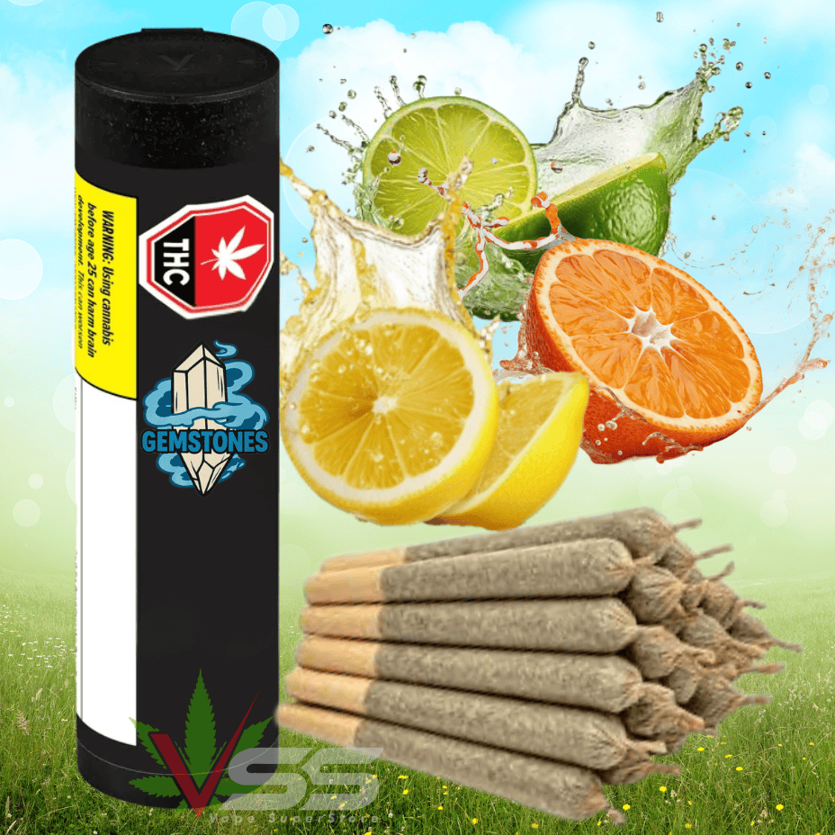 Gemstones Super Lemon Haze Sativa Pre-Rolls - 20x0.5g Morden Vape SuperStore and Cannabis Manitoba Canada