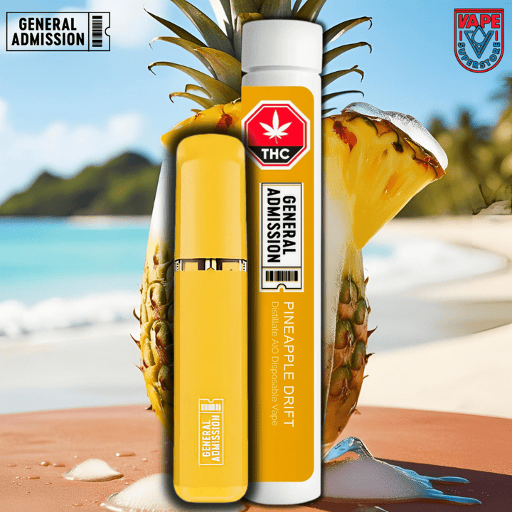 General Admission AIO Pineapple Drift Disposable - 1g Morden Vape SuperStore and Cannabis Manitoba Canada