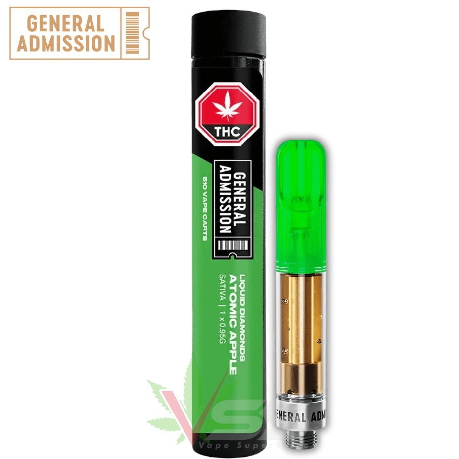 General Admission Atomic Apple Liquid Diamonds Cartridge - 0.95g Morden Vape SuperStore and Cannabis Manitoba Canada