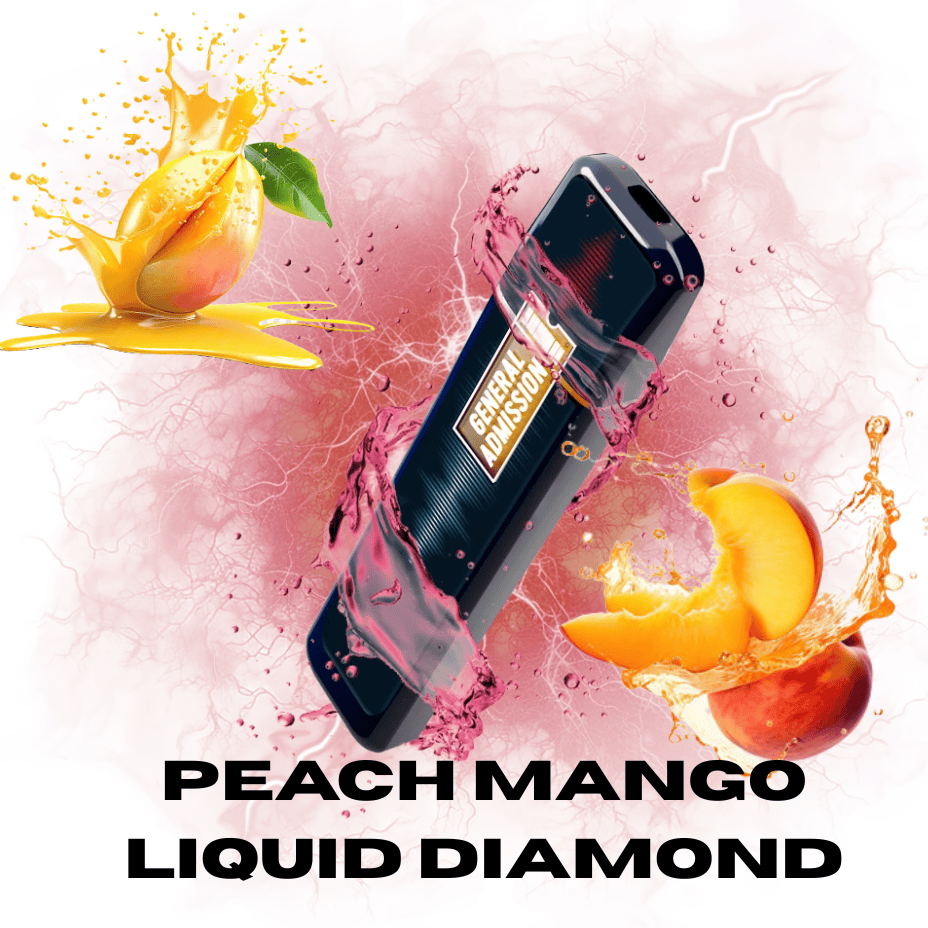 General Admission Peach Mango Liquid Diamond Disposable-1g Morden Vape SuperStore and Cannabis Manitoba Canada