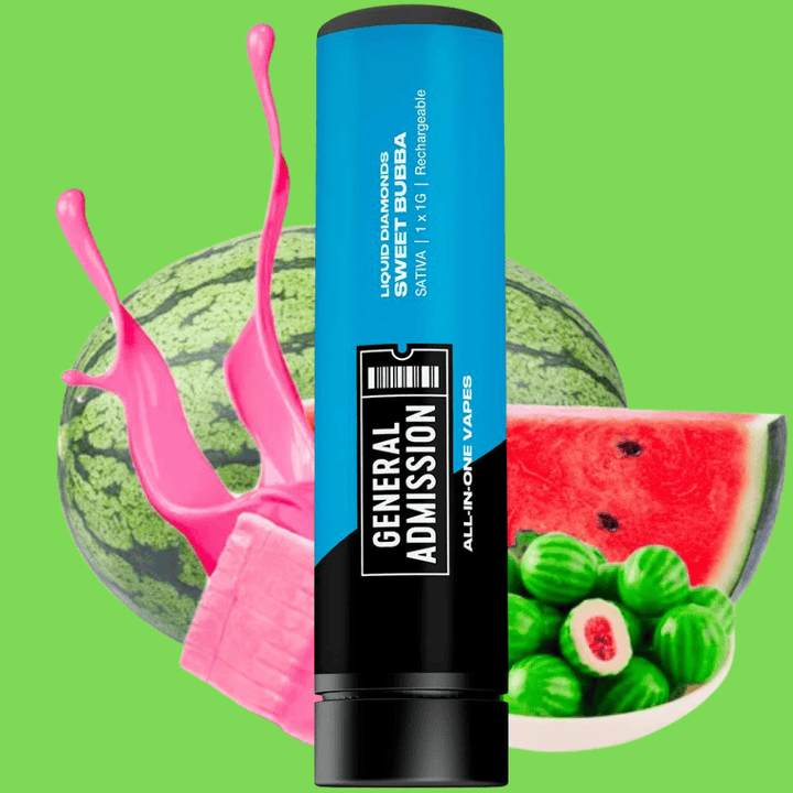 General Admission Sweet Bubba Liquid Diamond Sativa Disposable-1g Morden Vape SuperStore and Cannabis Manitoba Canada